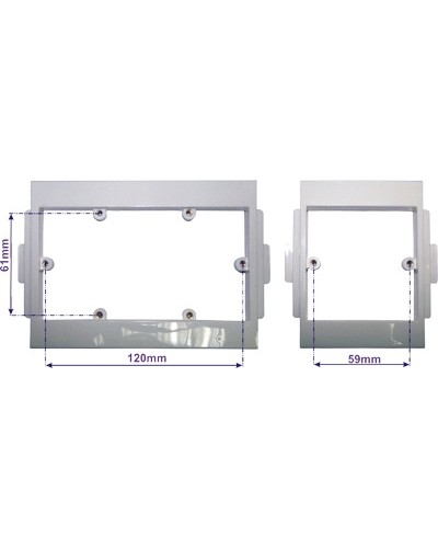 Суппорт пластиковый 45x90, под винт TWT TWT-CT100-F45X90 в Муроме Аксессуары для кабель-канала Pintop.ru