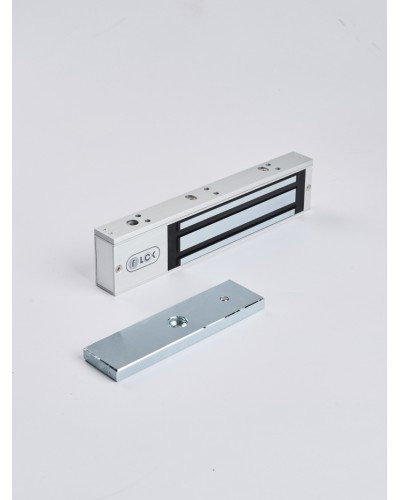 R-Lock RL-EM280-L0S - Электромагнитный замкок, 280кг, DC12/24B, цвет серебристый сатинированный алюминий RAL 7047 в Муроме Электромагнитные замки Pintop.ru