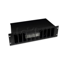 Кросс бокс оптический 19" 3U на 10 адаптерных панелей Cabeus (FO-19-10FP-BK)