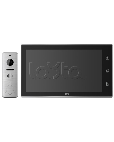 Комплектвидеодомофона CTV-DP4105AHD (черный) в Муроме Комплекты домофонов Pintop.ru