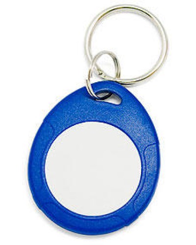 Брелок Mifare IronLogic IL-07 NFC, с кольцом, синий + белый в Муроме Оптовые идентификаторы Pintop.ru