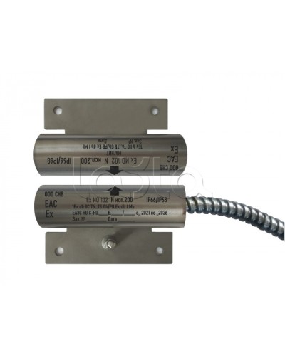 Извещатель охранный точечный магнитоконтактный взрывозащищённый Магнито-контакт Ех ИО102 N исп.251 (торцевой), с постоянно присоединенным кабелем в металлорукаве (штатно кабель 2х0,75 - 1м), 1Ex d IIC T6 Gb / РB Ex d I Mb АТФЕ.425119.171 в Муроме Изв