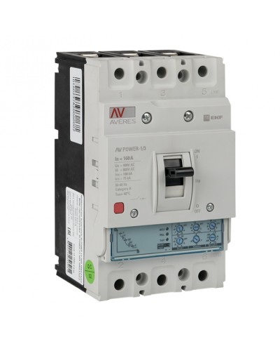 Автоматический выключатель AV POWER-1/3 160А 50kA ETU2.0 EKF (Автоматический выключатель AV POWER-1/3 160А 50k в Муроме Электротехническое оборудование Pintop.ru