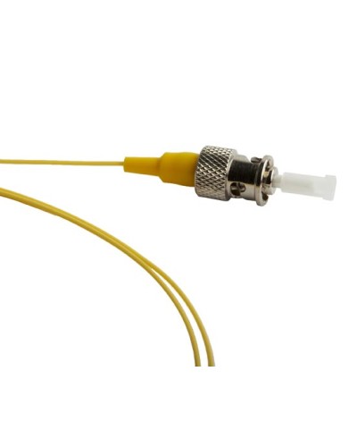 Пигтейл одномодовый оптический SM 9/125 (OS2), ST/UPC, 1 м, LSZH Hyperline FPT-B9-9-ST/UR-1M-LSZH-YL в Муроме Пигтейлы Pintop.ru