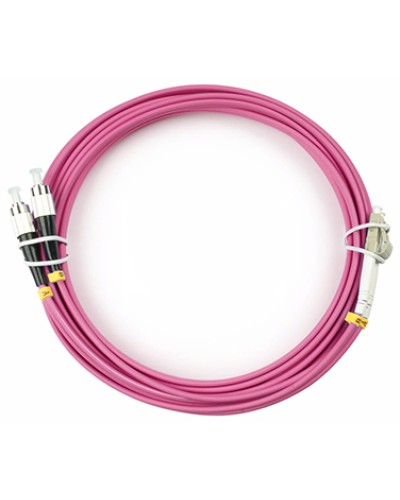 Шнур оптический duplex LC-FC 50/125 mm OM4 7м LSZH Cabeus FOP-50-OM4-LC-FC-7m в Муроме Патч-корды оптические Pintop.ru