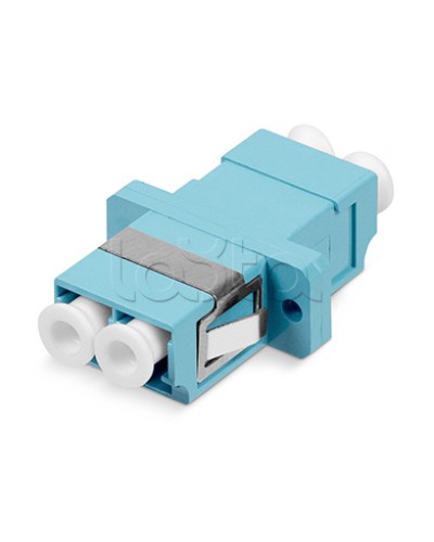 Проходной соединитель LC-LC duplex MM Cabeus (DLC-DLC-MM-OM3) в Муроме Проходные адаптеры и розетки оптические Pintop.ru