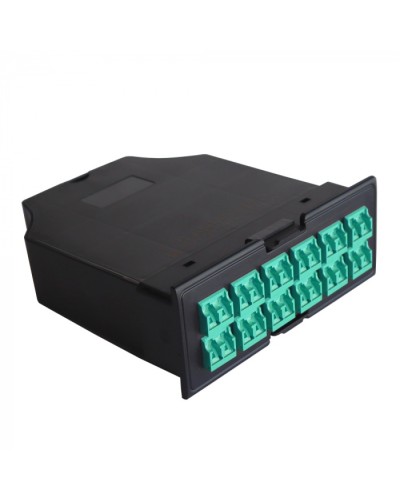 MPO кассета OM3, для LAN-FRM-PP-STP/1U, 24xLC, тип B, черная LANMASTER (LAN-FRM-IN-2MB-24LC/OM3) в Муроме Патч-корды оптические Pintop.ru