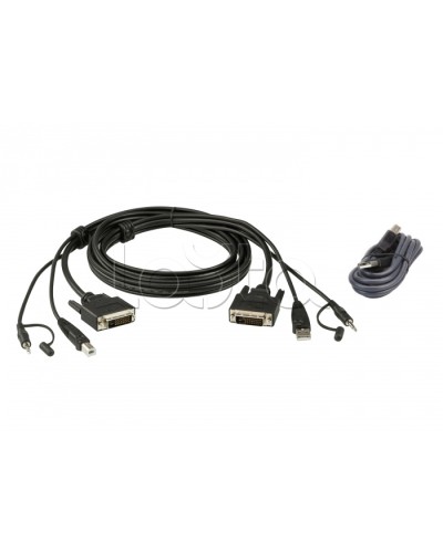 Комплект кабелей USB, DVI-D Dual Link для защищенного KVM-переключателя (1.8м) ATEN 2L-7D02UDX2 в Муроме Видеоусилители, Модуляторы, Делители Pintop.ru