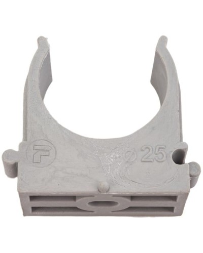 Крепёж-клипса для труб ø25 мм, серая (100 шт/уп)Rexant (28-0125-2) в Муроме Держатели, клипсы, скобы Pintop.ru