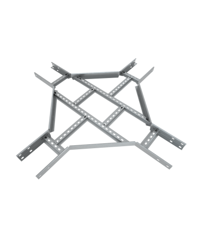 Х-разветвитель лестничный 50х200х1,5 мм Быстрый монтаж HD85 КМ-профиль (LXDS50-200-1.5 HD85) в Муроме Аксессуары для лотков Pintop.ru