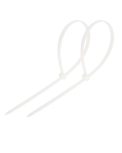 Хомут-стяжка нейлоновый 250x3.6 мм белый (100шт/уп) REXANT 07-0250 в Муроме Стяжки-хомуты Pintop.ru