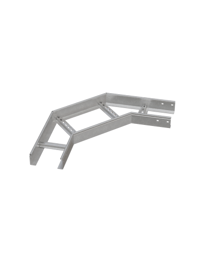 Угол лестничный горизонтальный 90 гр. 80х400х1,2 мм HD N КМ-Профиль (LGL90-80-400-1.2 HD N) в Муроме Аксессуары для лотков Pintop.ru