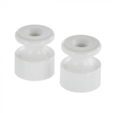 Фиксатор кабеля (изолятор) для внешней проводки кабеля (белый) LK Vintage (5шт) (888304-5)