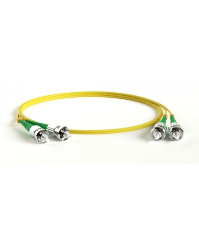 Патч-корд волоконно-оптический Hyperline FC-D2-9-ST/AR-ST/AR-H-2M-LSZH-YL в Муроме Патч-корды оптические Pintop.ru