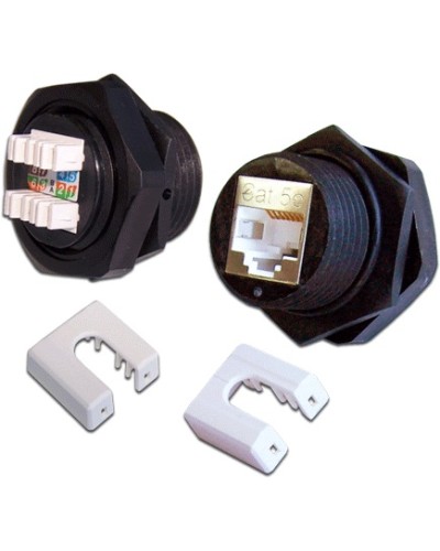 Индустриальный модуль Keystone, RJ45, cat.5e, STP, 180 градусов, IP68 LANMASTER (LAN-OK45S5E/180-WP) в Муроме Коммутационные изделия Pintop.ru