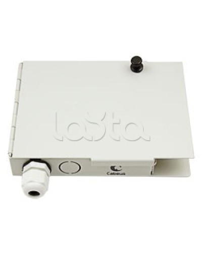 Бокс оптический настенный 19 на 4 SC/LC порта Cabeus JJT-4-SC в Муроме Кросс оптический Pintop.ru