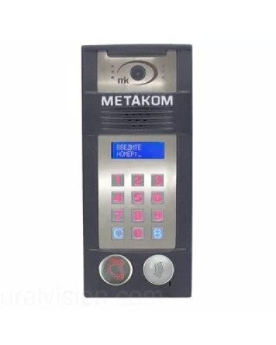 Многоабонентый антивандальный блок вызова со встроенной гибридной видеокамерой Метаком MК2018-MFCGVH в Муроме Блоки вызова многоабонентные Pintop.ru