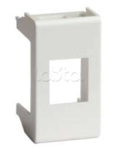 Адаптер для информационных разъемов SIEMON, белый, 1мод. DKC 76608B в Муроме Аксессуары для стоек и шкафов Pintop.ru