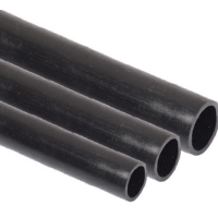 Труба гладкая ПНД тяжелая диам 63 мм, цвет чёрный (3м) Экопласт 23063