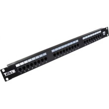 Патч-панель телефонная с индикацией, 19", 1U, 25 портов RJ-11 TWT (TWT-PPi25TEL11)