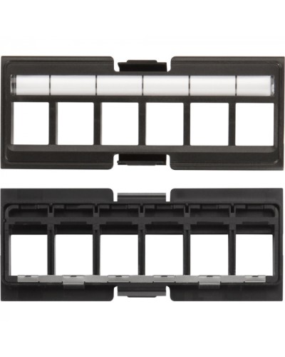 Вставка под кейстоны в модульную панель, экранированная, 6 портов, без шторок LANMASTER LAN-FRM-IN-6OK-SXX в Муроме Коммутационные изделия Pintop.ru