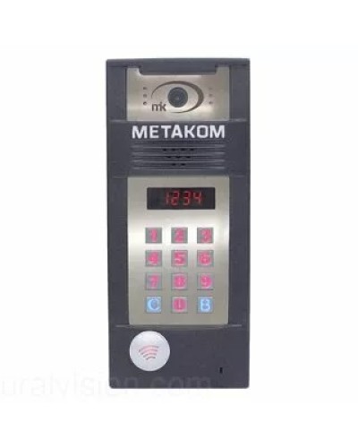 Многоабонентый антивандальный блок вызова со встроенной гибридной видеокамерой Метаком в Муроме Блоки вызова многоабонентные Pintop.ru