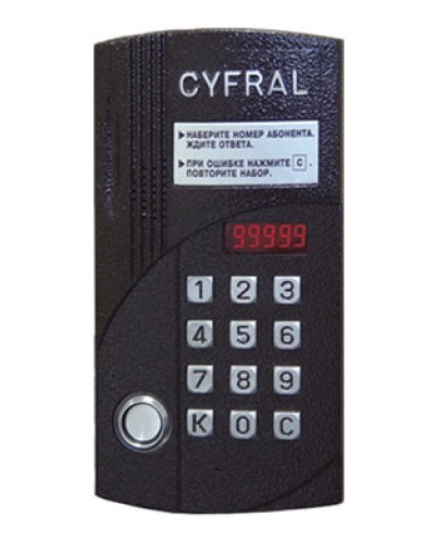 Блок вызова аудиодомофона на 20 абонентов Цифрал CCD-20/TC в Муроме Блоки вызова многоабонентные Pintop.ru