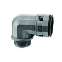 Муфта 90 грд. труба-коробка DN 12 мм, М16х1,5, полиамид, цвет черный DKC PAN12M16N