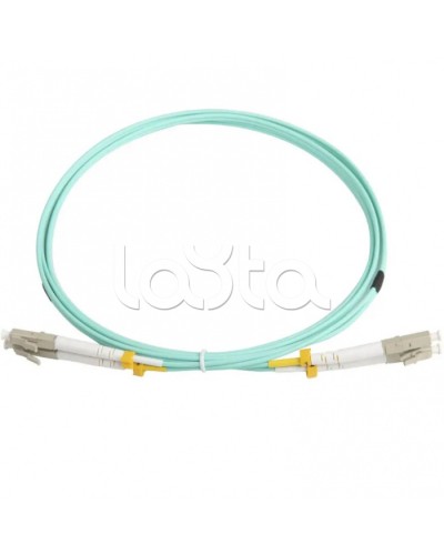 Патч-корд волоконно-оптический MM 50/125(OM3), LC-LC, duplex, LSZH, 2 м Hyperline FC-D2-503-LC/PR-LC/PR-H-2M-LSZH-AQ (FC-503-LC-LC-10G-2M) в Муроме Патч-корды оптические Pintop.ru