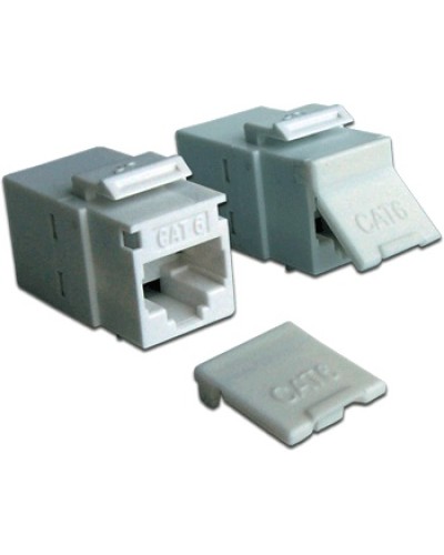 Повторитель портов RJ-45, неэкранированный, кат.6, формата Keystone, белый LANMASTER LAN-KCP45U6-WH в Муроме Проходные адаптеры Pintop.ru