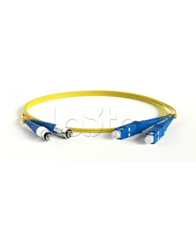 Патч-корд волоконно-оптический Hyperline FC-D2-9-FC/UR-SC/UR-H-2M-LSZH-YL в Муроме Патч-корды оптические Pintop.ru