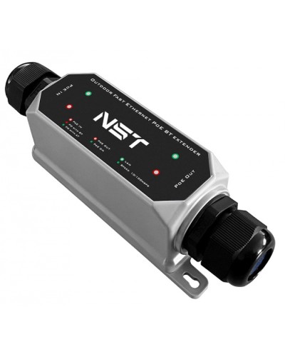 Уличный Ultra PoE удлинитель Fast Ethernet до 250м на 1 порт NST NS-EX-1FP/W в Муроме Дополнительное оборудование для сетей Pintop.ru
