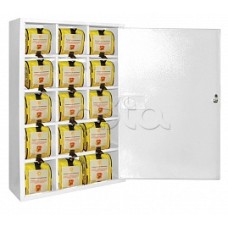 Футляр металлический секционный ПОЖТЕХНИКА ФМС-15 закрытый, белый