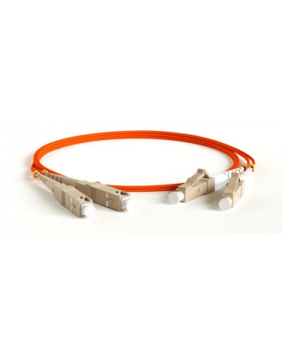 Патч-корд волоконно-оптический Hyperline FC-D2-62-LC/PR-SC/PR-H-5M-LSZH-OR в Муроме Патч-корды оптические Pintop.ru