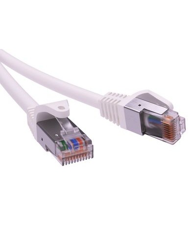 Патч-корд экранированный CAT5E F/UTP 4х2, LSZH, белый, 7м DKC RN5EFU4570WH в Муроме Патчкорды (медные) Pintop.ru