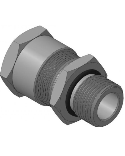 Кабельный ввод с резьбой G1/2 мм для открытой прокладки кабеля с проходным диаметром d=8-12 мм Спектрон КВН-ЕХЕ-12-Н-G1/2 в Муроме Аксессуары для кабель-канала Pintop.ru