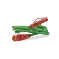 Патч-корд медный U/UTP кат.5е (3м) LSZH (зеленый) Hyperline PC-LPM-UTP-RJ45-RJ45-C5e-3M-LSZH-GN