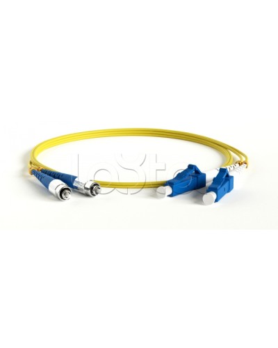 Патч-корд волоконно-оптический Hyperline FC-D2-9-FC/UR-LC/UR-H-3M-LSZH-YL в Муроме Патч-корды оптические Pintop.ru