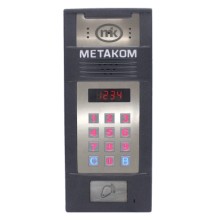 Многоабонентый антивандальный блок вызова со встроенной видеокамерой Метаком MК2018-RFiV
