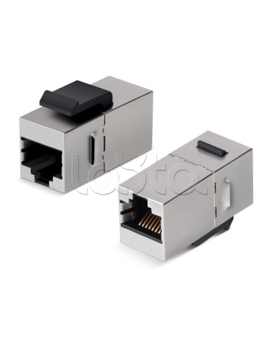 Проходной адаптер Keystone RJ45-RJ45 Cabeus (CA-KJ-8P8C-C6-SH) в Муроме Коннекторы Pintop.ru