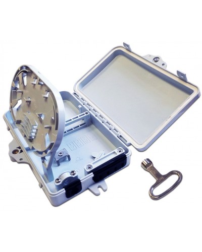 Бокс распределительный настенный на 24 волокна, наружной установки, IP65 LANMASTER LAN-FDB-FTTH24/OUT в Муроме Кросс оптический Pintop.ru