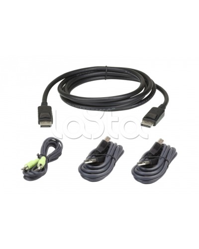 Комплект кабелей USB, DisplayPort для защищенного KVM-переключателя (1.8м)ATEN 2L-7D02UDPX4 в Муроме Видеоусилители, Модуляторы, Делители Pintop.ru