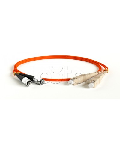 Патч-корд волоконно-оптический Hyperline FC-D2-50-SC/PR-ST/PR-H-1M-LSZH-OR в Муроме Патч-корды оптические Pintop.ru