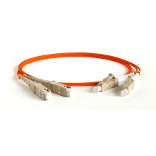 Патч-корд волоконно-оптический Hyperline FC-D2-50-SC/PR-SC/PR-H-8M-LSZH-OR