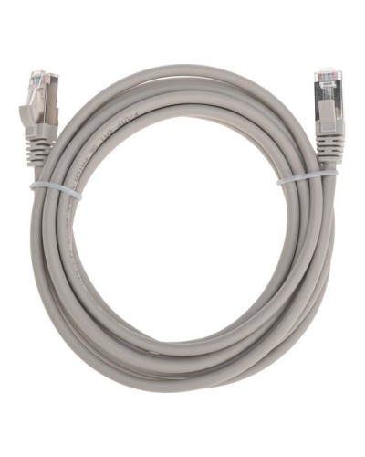 Патч-корд F/UTP, CAT 5e, RJ45-RJ45, 26AWG, LSZH, серый, 3м REXANT 02-0110-3 в Муроме Патчкорды (медные) Pintop.ru