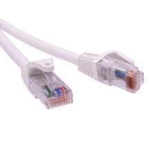 Патч-корд неэкранированный CAT6 U/UTP 4х2, LSZH, белый, 0.5м DKC RN6UU4505WH