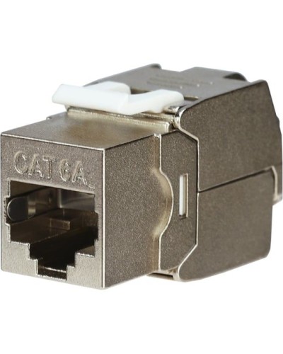 Модуль Keystone, Jack RJ-45(8P8C), FTP экранированный, CAT 6A, тип 180 град., самозажимной REXANT PRO 02-0361 в Муроме Модули Keystone Pintop.ru