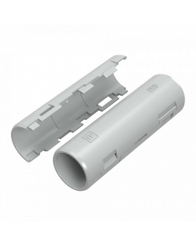 Муфта разборная d20 мм атмосферостойкая серая (10шт/320шт уп/кор) Промрукав (PR13.0430) в Муроме Повороты, муфты, тройники Pintop.ru