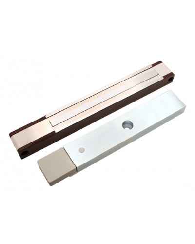 Электромагнитный замок с датчиком состояния двери ALeko ALM-200P (24В коричневый) в Муроме Электромагнитные замки Pintop.ru