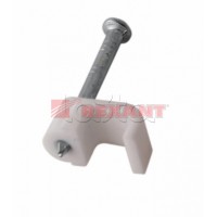 Крепеж кабеля плоский 6мм х 4мм (10шт/уп) REXANT 07-4206